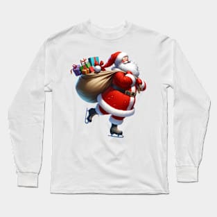 Santa Delivering Gifts Long Sleeve T-Shirt